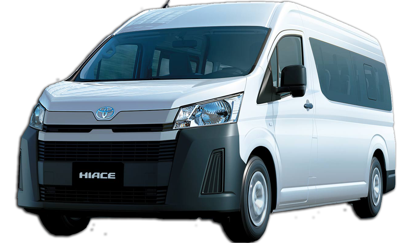 Hiace van for 11 passengers and 12 bags ofr Makkah and Madina Transportation
